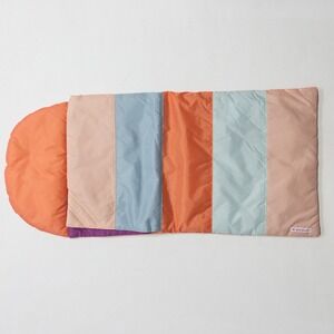 American Girl Doll Sleeping Bag Bedding Quilt Set Pastel Stripe Travel Sleepover